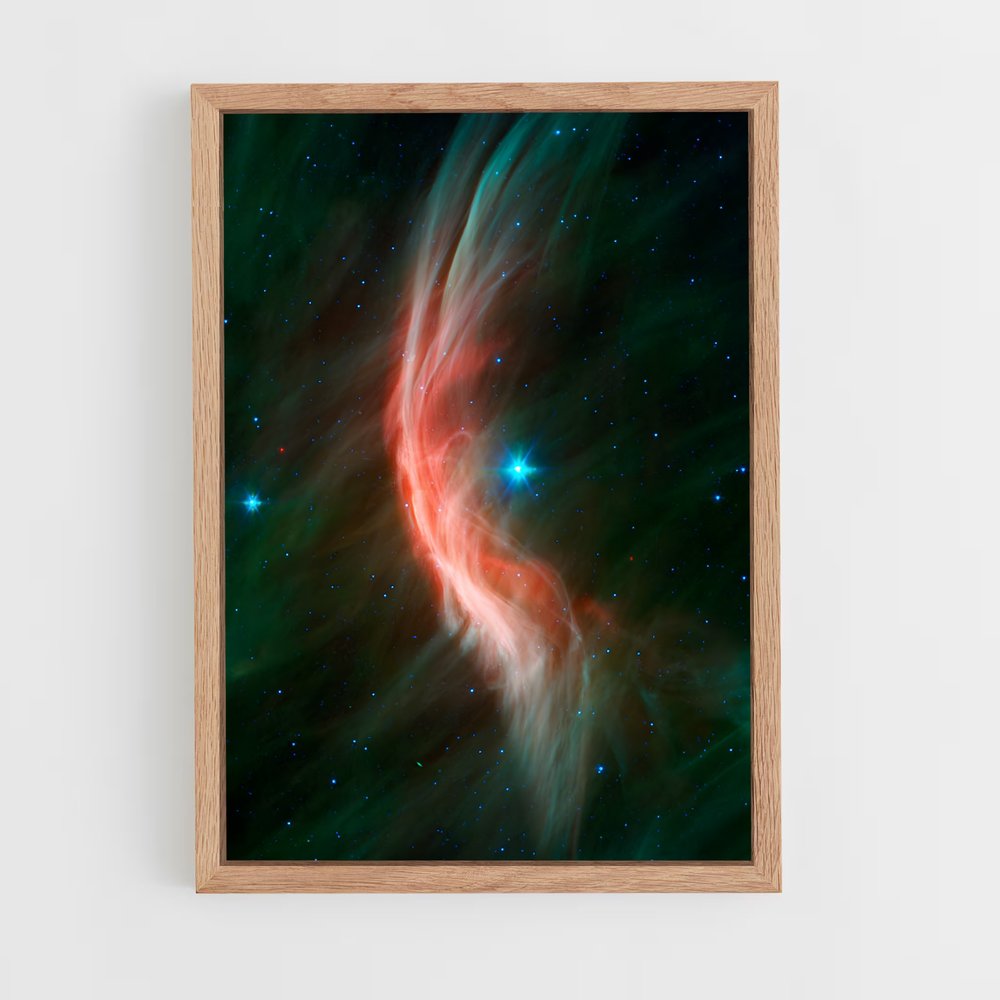 Poster Nebula Écarlate – affiche Astronomie (vue 4)